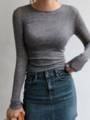 long-sleeve blouse