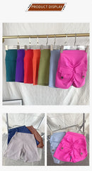 high-waisted shorts