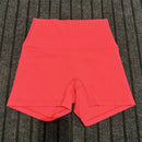 high-waisted shorts