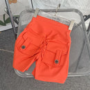 high-waisted shorts