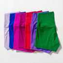 high-waisted sports shorts