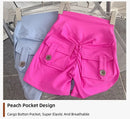 high-waisted shorts