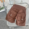 high-waisted shorts