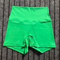 high-waisted shorts