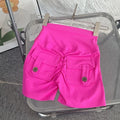 high-waisted shorts