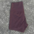 high-waisted sports shorts