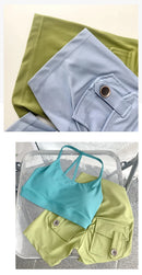 high-waisted shorts