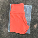 high-waisted sports shorts