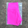 high-waisted sports shorts
