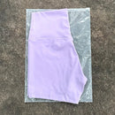 high-waisted sports shorts