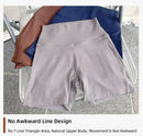 high-waisted shorts