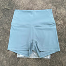 high-waisted sports shorts