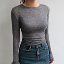 long-sleeve blouse