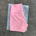 high-waisted sports shorts