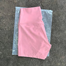 high-waisted sports shorts