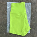 high-waisted sports shorts