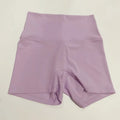 high-waisted shorts