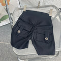 high-waisted shorts