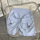 high-waisted shorts