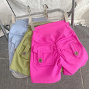 high-waisted shorts