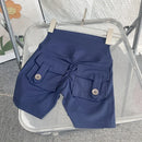 high-waisted shorts