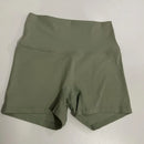 high-waisted shorts