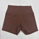 high-waisted shorts