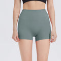 high-waisted sports shorts