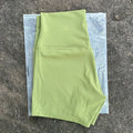 high-waisted sports shorts