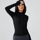 sports jacket with a high collar