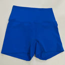 high-waisted shorts