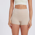 high-waisted sports shorts