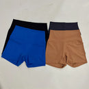 high-waisted shorts
