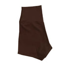 high-waisted sports shorts