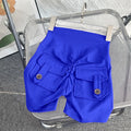 high-waisted shorts