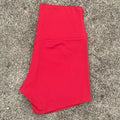 high-waisted sports shorts