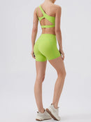 sports top with a back neckline