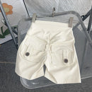 high-waisted shorts