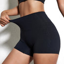 high-waisted shorts