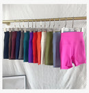 high-waisted shorts